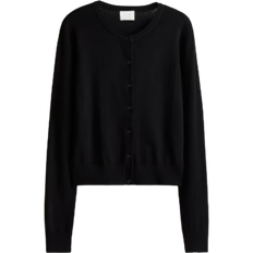 XS Cardigans H&M Fine-Knit Cardigan - Black