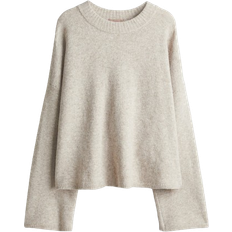 Polyamide Tops H&M Jumper - Light Beige Marl