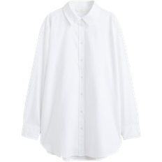 H&M Dame Skjorter H&M Oxford Shirt - White