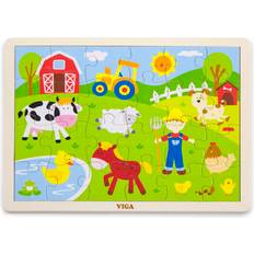 Viga pussel Viga Farm Puzzle 24 Pieces