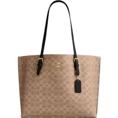 Coach mollie tote Coach Mollie Tote Bag In - Signature Canvas/Gold/Tan/Black