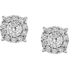 White Gold Earrings Macy's Stud Earrings - White Gold/Diamonds