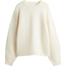 Beige - Knitted Sweaters Jumpers H&M Knitted Jumper - Cream