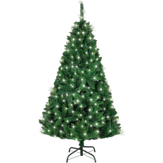 Shatchi Artificial Deluxe Imperial Pine Pencil Green Christmas Tree 180cm