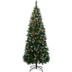 vidaXL 3315750 Green/White Juletræ 180cm
