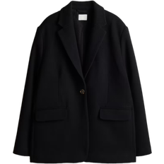 XS Blazers H&M Twill Blazer - Black