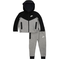 Tracksuits Nike Baby Sportswear Tech Fleece Full Zip Hoodie Set - Dark Grey Heather (66L050-G0E)