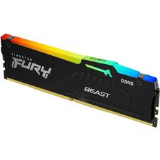 16 GB - 6000 MHz - CL36 - DDR5 RAM Kingston Fury Beast RGB Black DDR5 6000MHz 16GB ECC (KF560C36BBE2A-16)