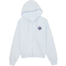 PINK Clothing PINK Ivy Fleece Campus Full Zip Hoodie - Hydrangea Blue