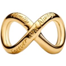 Pandora Gold Plated Charms & Pendants Pandora Forever & Always Infinity Charm - Gold