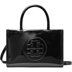 Tory Burch Mini Ella Bio Patent Tote - Black