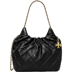 Tory Burch Crossbody Bags Tory Burch Mini Fleming Drawstring Bag - Black