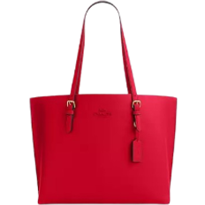 Coach mollie tote Coach Mollie Tote Bag - Novelty Leather/Gold/Bold Red