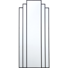 Art Deco Black Floor Mirror 80x120cm