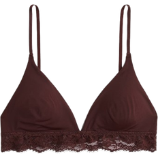 H&M Vêtements H&M Padded Soft Microfibre Bra - Bordeaux