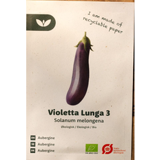 Juni Grøntsagsfrø Bland Selv Frø Aubergine Violetta Lunga 3