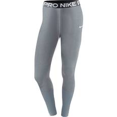 Bedste Bukser Børnetøj NIKE Older Kid's Pro Dri-FIT Leggings - Carbon Heather/White (DA1028-091)