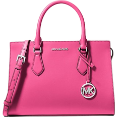 Michael Kors Sheila Medium Faux Saffiano Leather Satchel - Dragonfruit