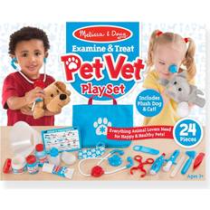 Plastic Doctor Toys Melissa & Doug Examine & Treat Pet Vet Play Set