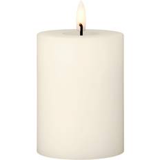 Metal LED Candles Ester & Erik Pillar Ivory LED Candle 12.5cm