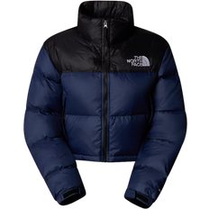 North face nuptse women The North Face Women’s Nuptse Short Jacket - Summit Navy/TNF Black