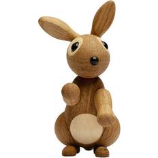 Spring Copenhagen Figuritas Spring Copenhagen Bounce Rabbit Brown Figurine 9.5cm