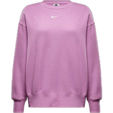 Nike Sportswear Phoenix Fleece Women's Oversized Crew Neck Sweatshirt - Beyond Pink/Sail