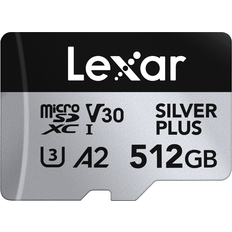 Minnekort & minnepenner LEXAR Professional SILVER Plus microSDXC Class 10 UHS-I U3 V30 A2 205/150MB/s 512GB