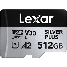 Professional SILVER Plus microSDXC Class 10 UHS-I U3 V30 A2 205/150MB/s 512GB