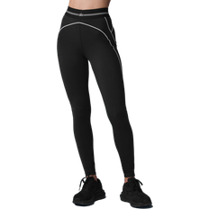 Alo Airbrush High Waist Heart Throb Legging - Black/White