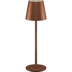 IP44 Tischlampen Goobay LED Table Wireless/Continuously Bronze Table Lamp 32cm