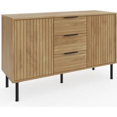 Natural Sideboards GFW Nervata Oak Sideboard 116x72.5cm