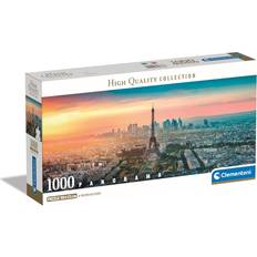 Bâtiments Puzzles Classiques Clementoni 1000p Panorama Paris 98 x 33 cm Avec poster