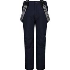 Kid's Clima Protect Ski Salopette - Black Blue (3W15994)