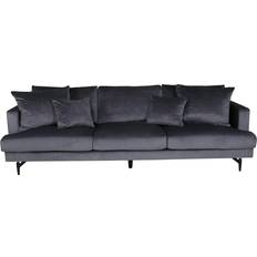Venture Home Sofia Dark Grey Sofa 259cm 3 personers