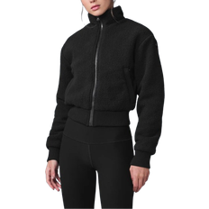 Gevoerd Jassen Alo Yoga Micro Sherpa Destiny Jacket - Black