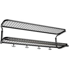Essem Design Classic 650 Black/Chrome Hat Shelf 39.4x8.7"