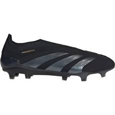 Adidas predator elite adidas Predator Elite Laceless Firm Ground - Core Black / Carbon / Gold Metallic