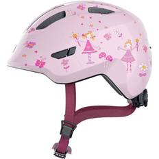 Roze Fietshelmen ABUS Smiley 3.0 Bicycle Helmet Rose Princess Shiny