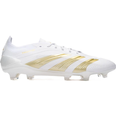 Adidas Predator Fußballschuhe Adidas Predator Elite FG Soccer Cleats - Cloud White/Gold Metallic