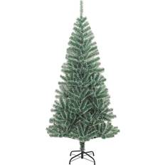 vidaXL Plastic Green/White Julgran 180cm