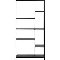 Bokhylla i metall Actona Newcastle Black Bokhylla 165cm