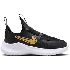 Læder Løbesko Børnesko NIKE Flex Runner 3 PS - Black/White/Metallic Gold