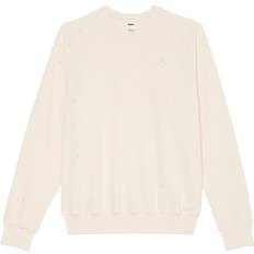 PINK Ivy Fleece Classic Bling Crew Sweatshirt - White Shell Bling