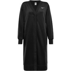 XL Cardigans Nike Sportswear Phoenix Fleece Women's Oversized Long Cardigan - Black/Sail