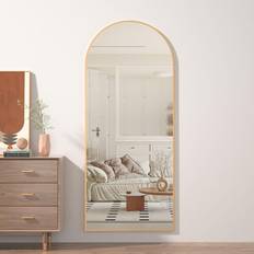 B08VW8D8W3 Gold Floor Mirror 55.9x165.1cm