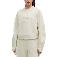 Lululemon Scuba Oversized Pullover Wordmark - Bone