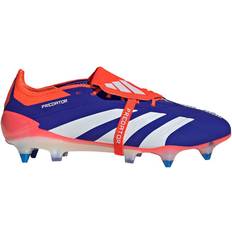 adidas Predator Elite Fold-Over Tongue Soft Ground støvler Lucid Blue Cloud White Solar Red 1/3