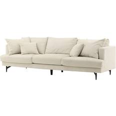 Polyesteri Huonekalut Sky Furniture Sofia Beige Sofa 260cm 3 Seater