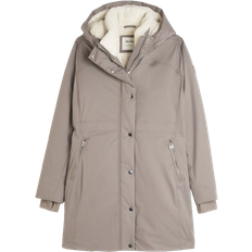 Hollister All Weather Faux Fur Lined Parka - Taupe